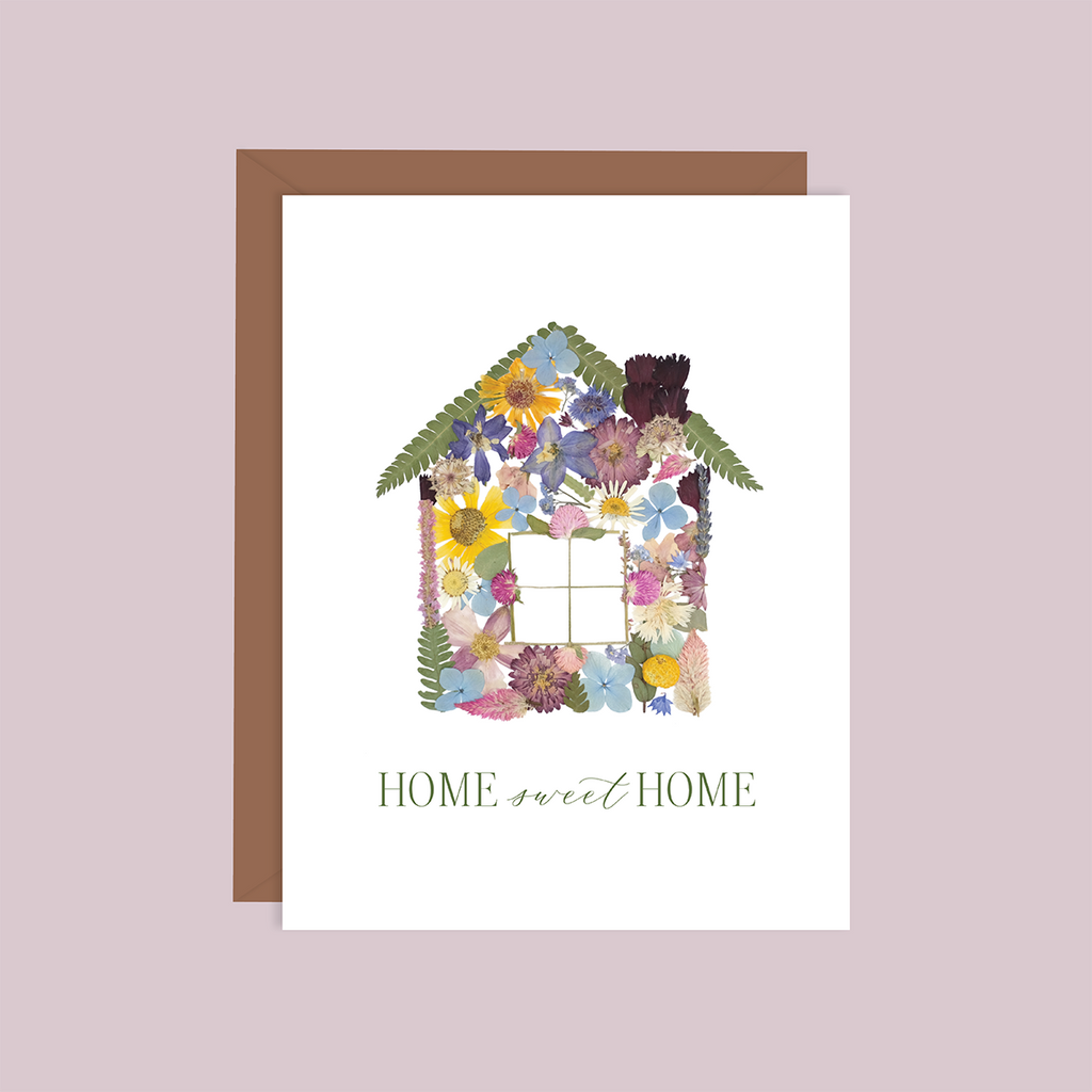 Home Sweet Home | Pressed Flower House