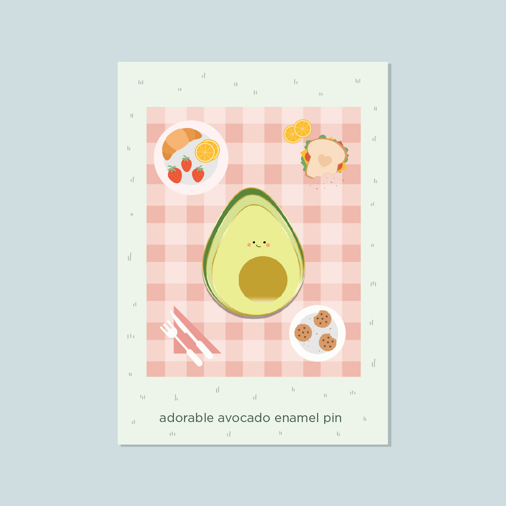Adorable Avocado Enamel Pin