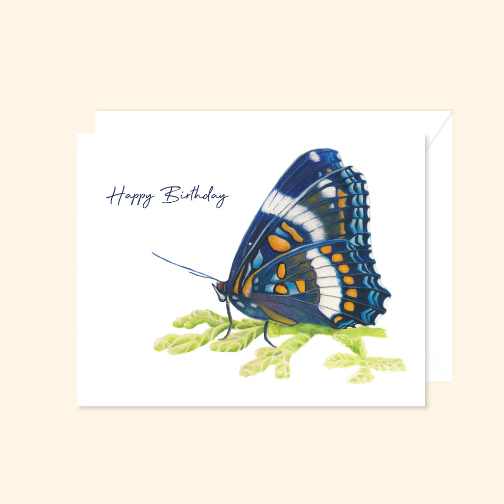 Happy Birthday (Blue Butterfly)