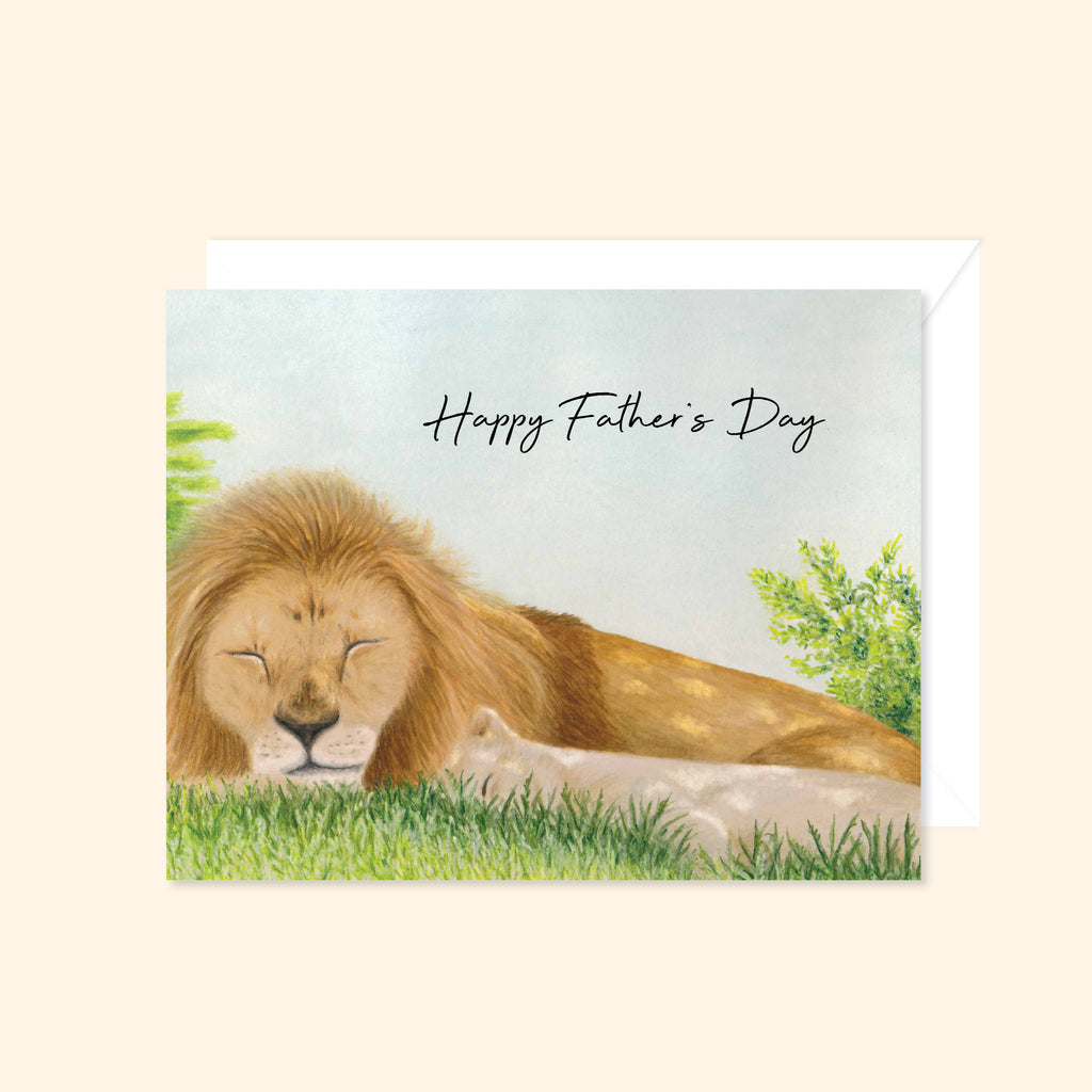 Father's Day Sleeping Lions