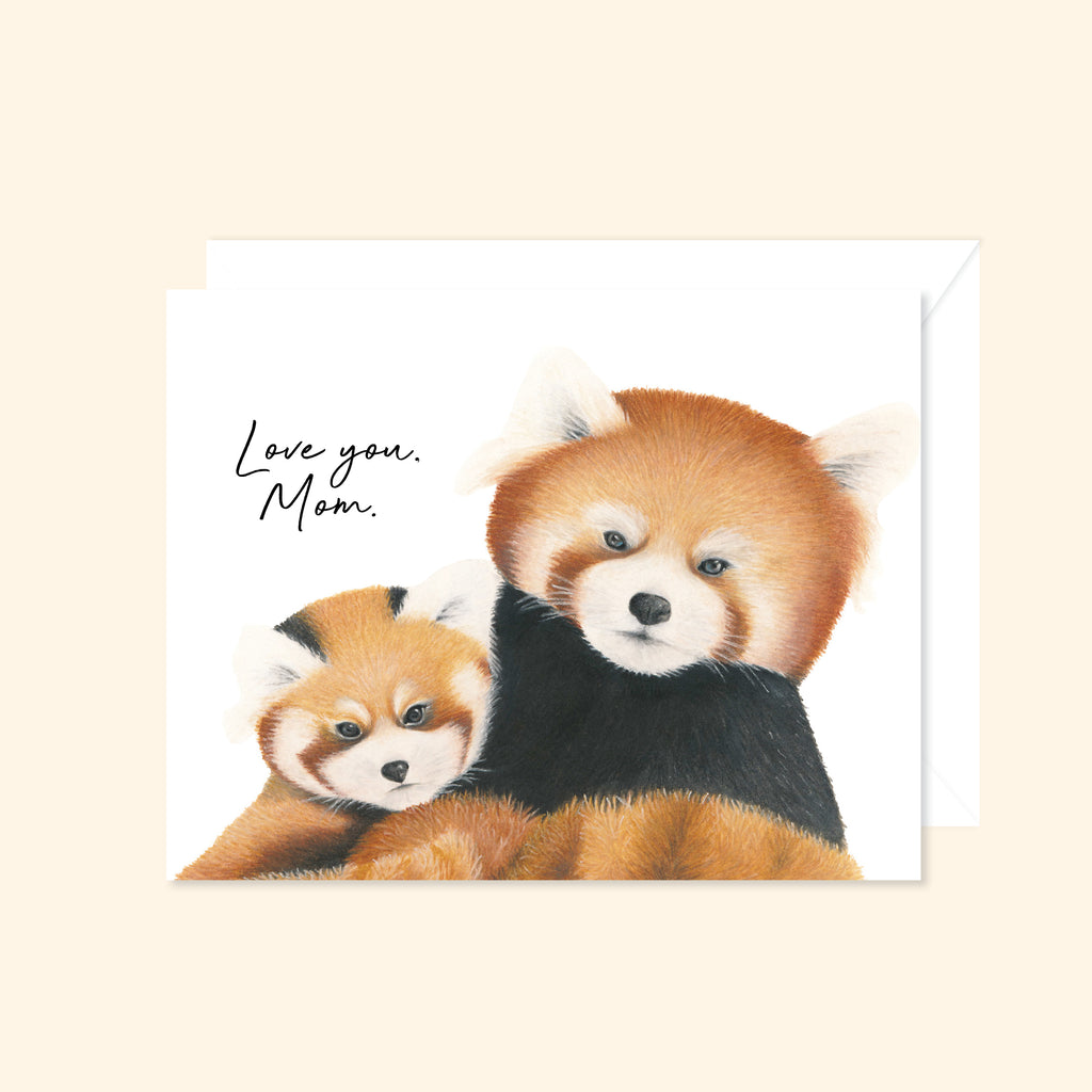 Love You, Mom (Red Pandas)