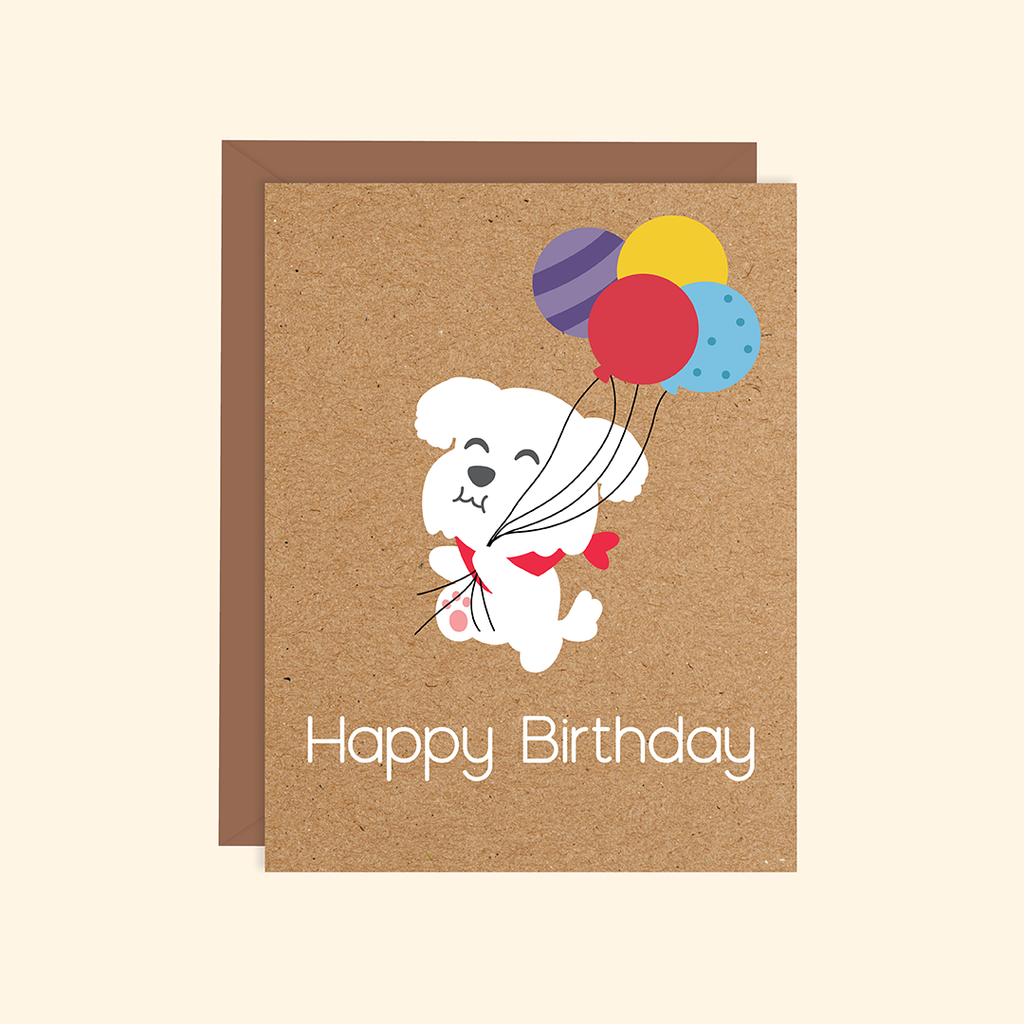 Birthday Balloon Puppy