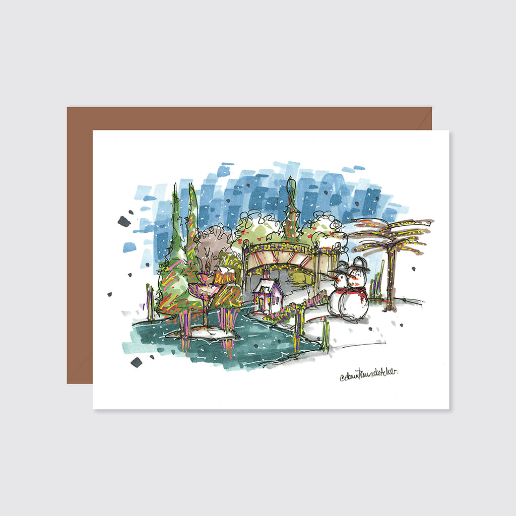 Christmas Lights at the Halifax Public Gardens