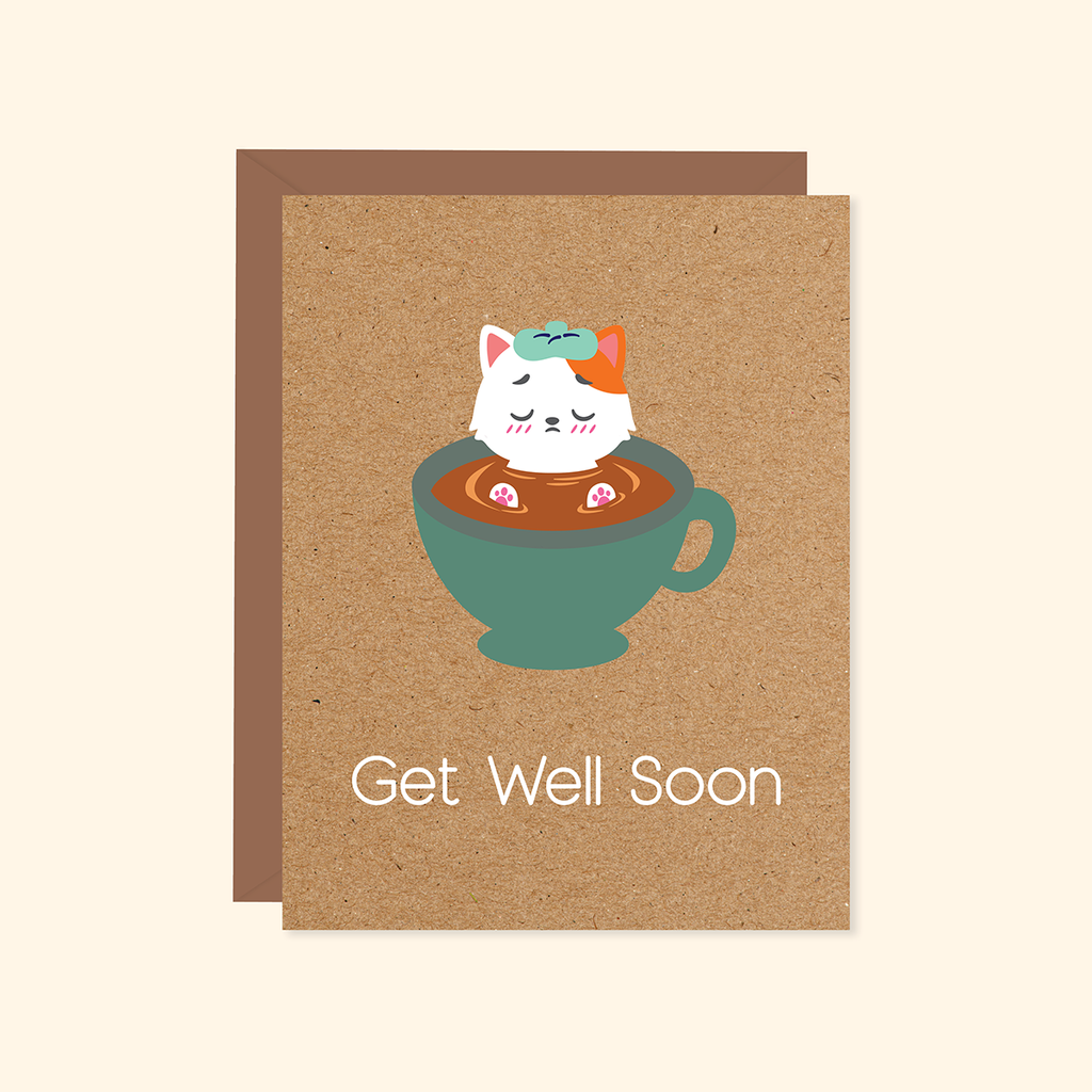 Get Well Soon Cat In Mug