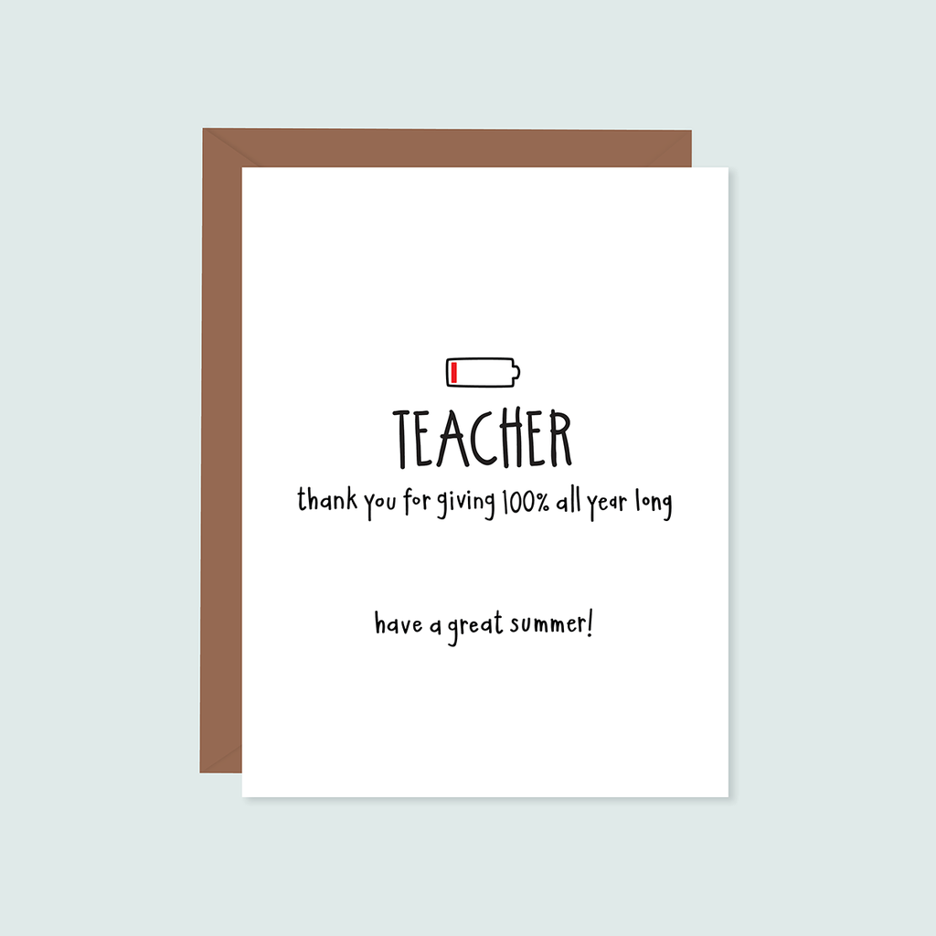 Teacher Thank You