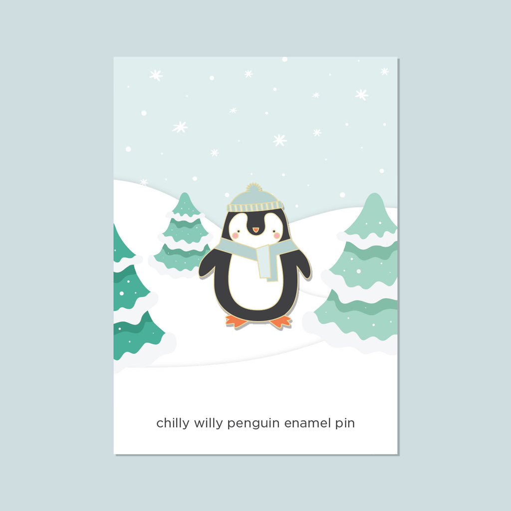 Chilly Willy Penguin Enamel Pin