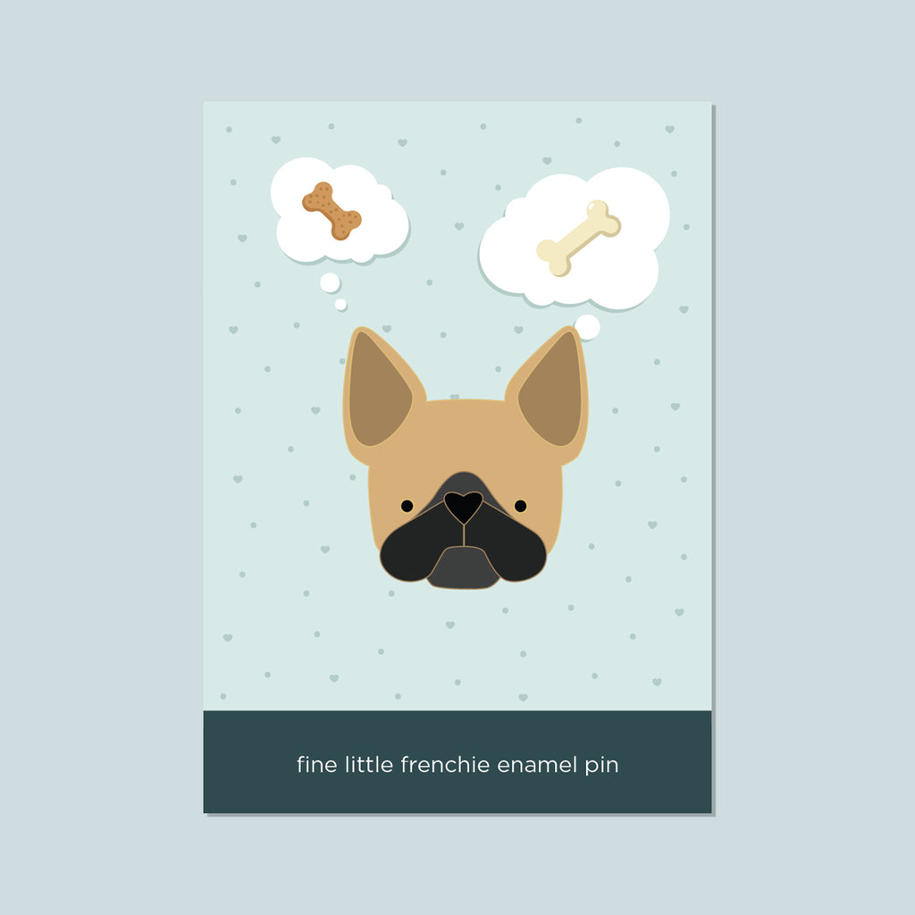 Fine Little Frenchie Enamel Pin