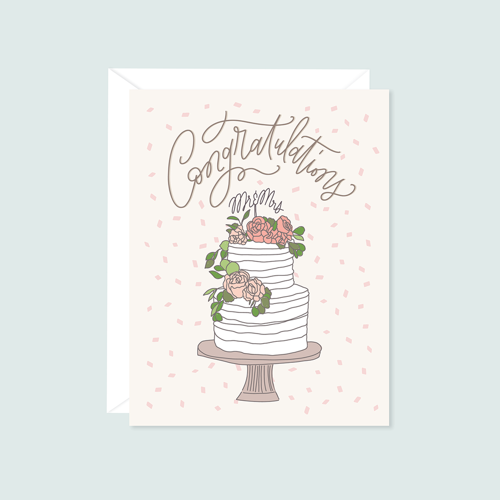 Congratulations Wedding Cake