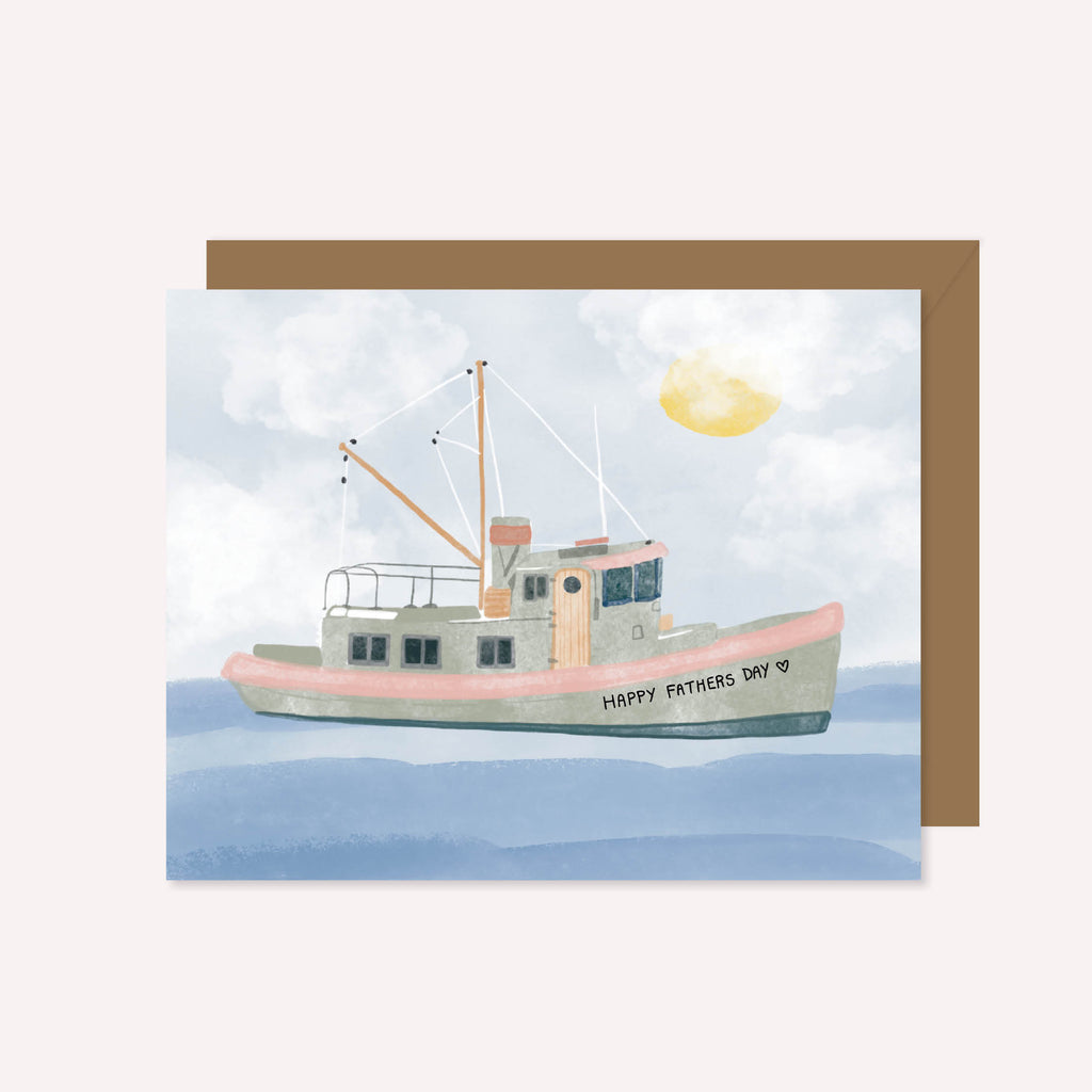 Happy Father's Day Fishing Boat