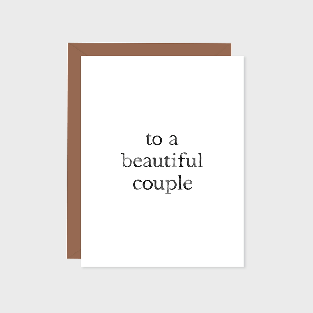 To A Beautiful Couple